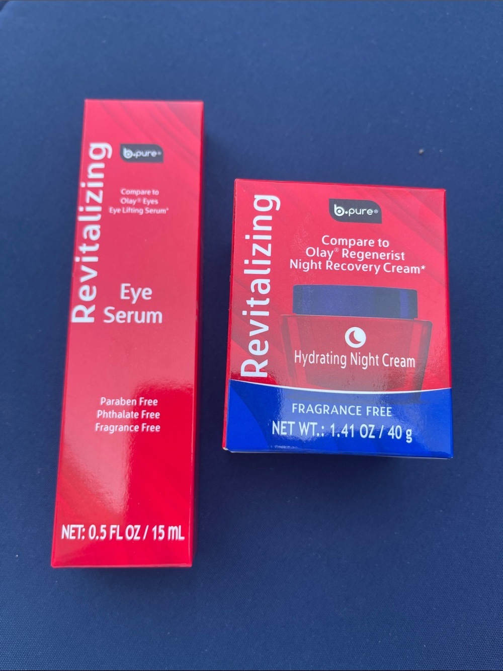 Revitalizing Hydrating Night Cream & Eye Serum NWT